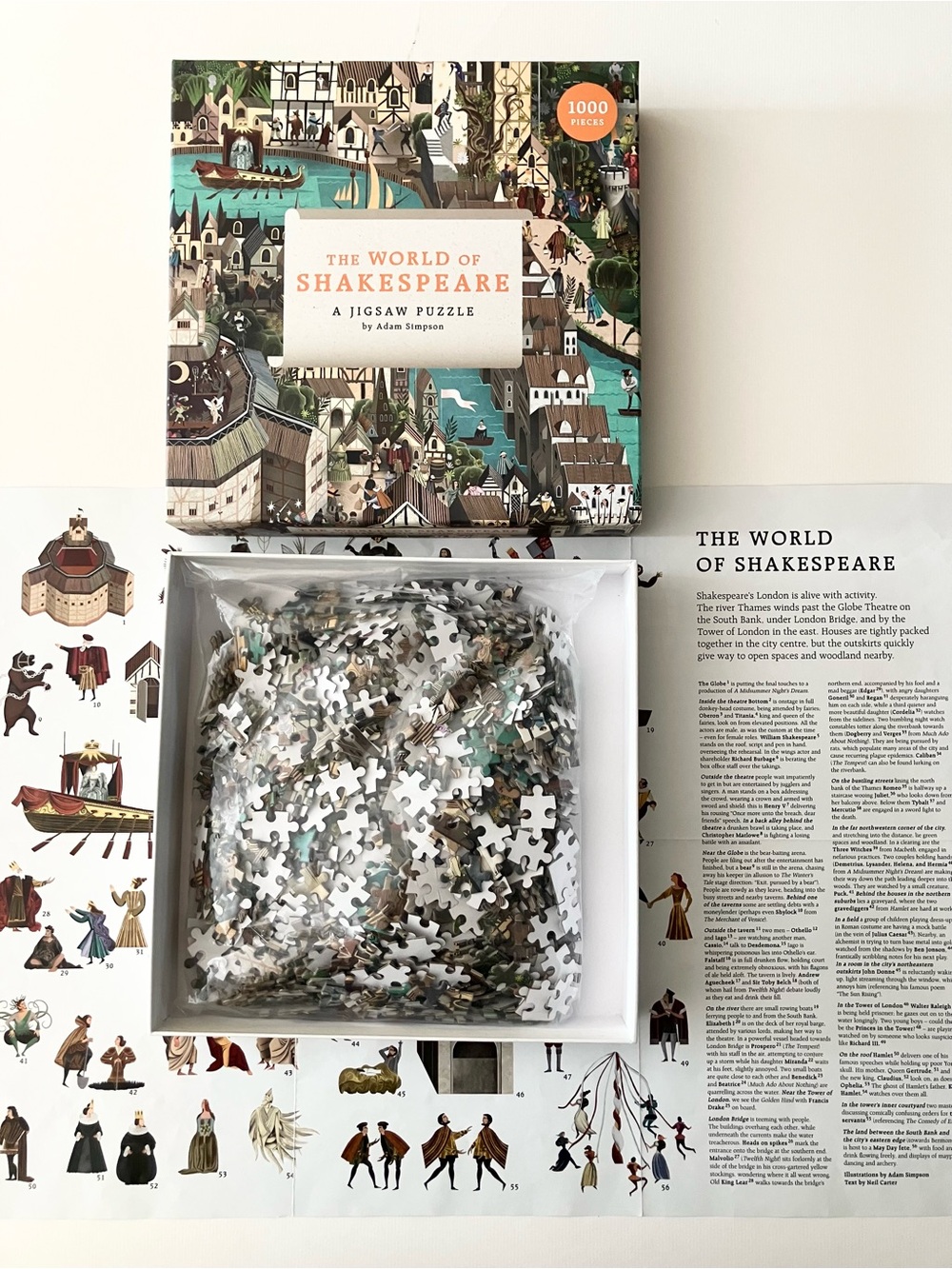 Shakespeare & Tudors 1000 Pc Puzzles - Picture 6 of 7